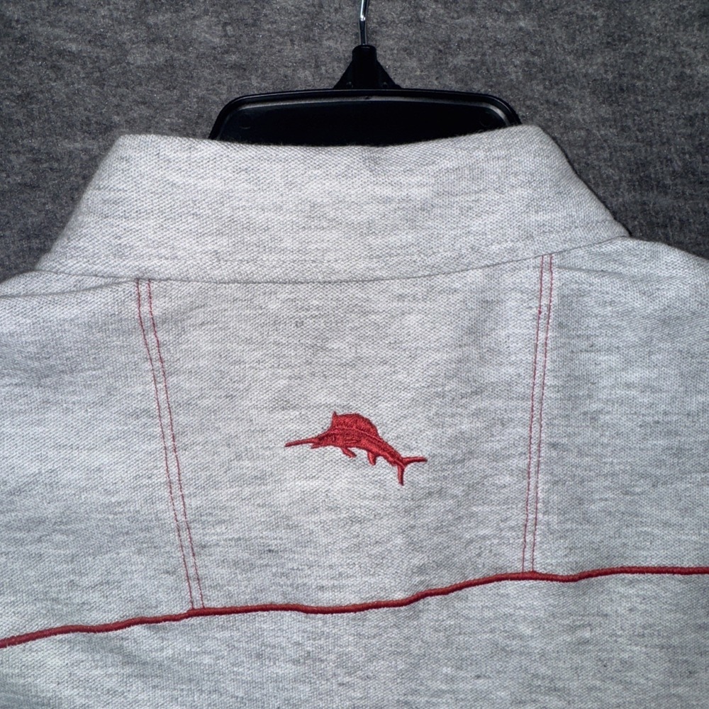 Louisville Cardinals Tommy Bahama Mens Island Zone Polo Shirt Gray Sz S NEW $128 - Picture 9 of 10